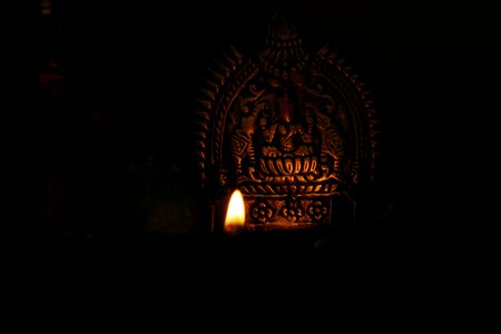 Kerala india festival of lights photo