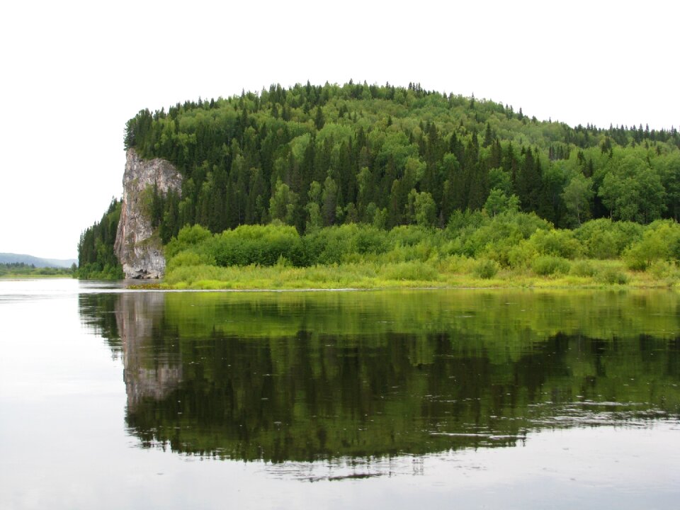 Perm krai river landscape nature