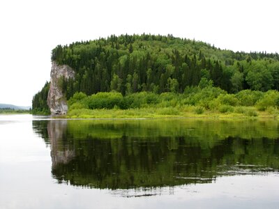 Perm krai river landscape nature photo