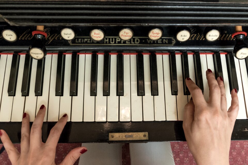 Wooden tool historical organ music