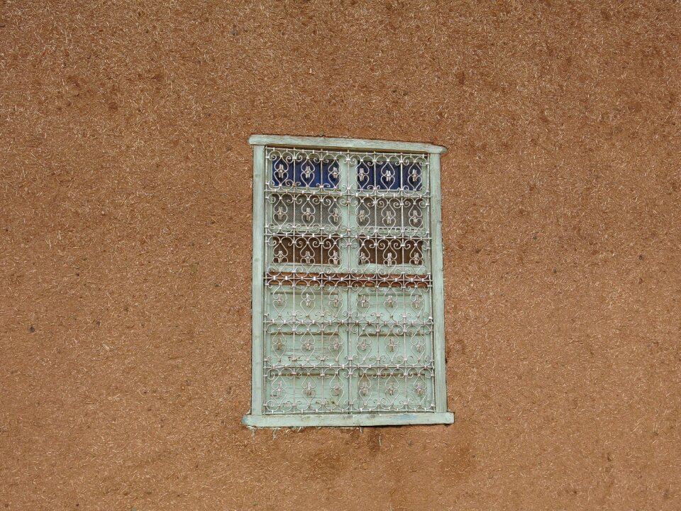 Window morocco clay wall window