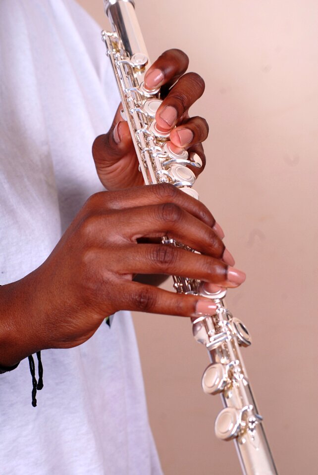 Instrument flutist female