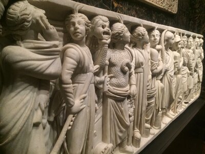 Sculpture stone muses