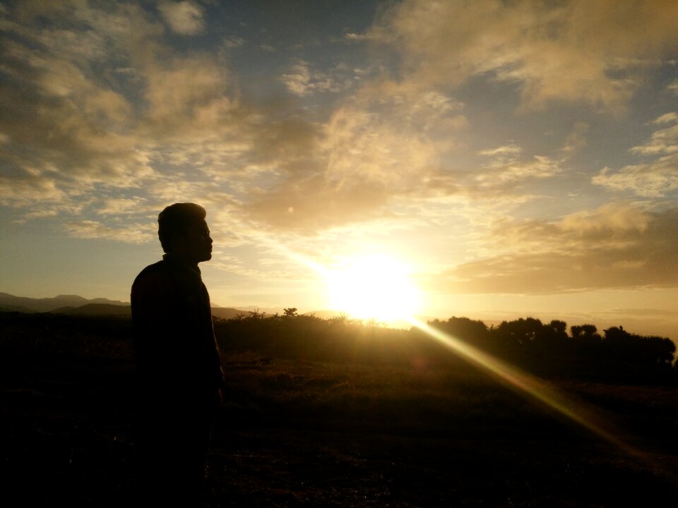 Man silhouette