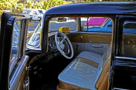 Car antique interior