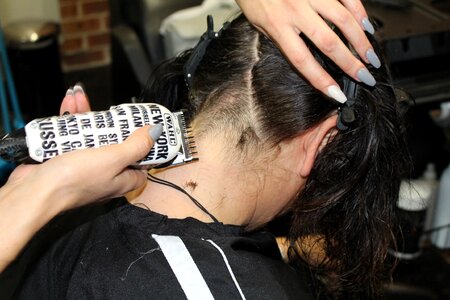Haircut hairdressing clipper photo