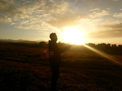 Man silhouette