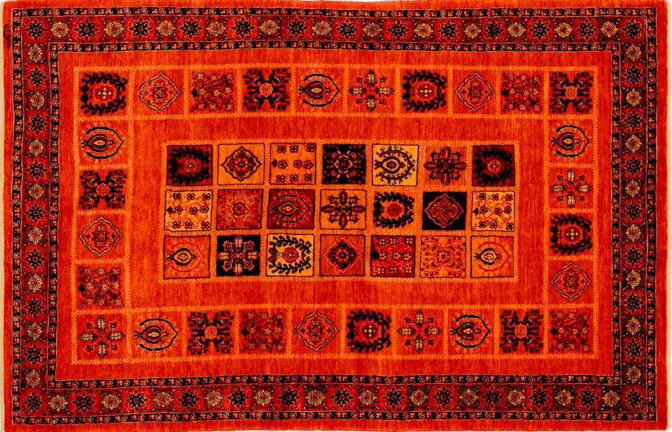 Carpet orient hand-knotted