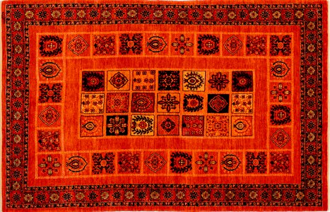 Carpet orient hand-knotted