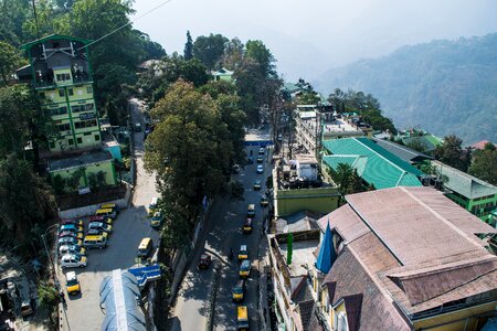 Buildings street town photo