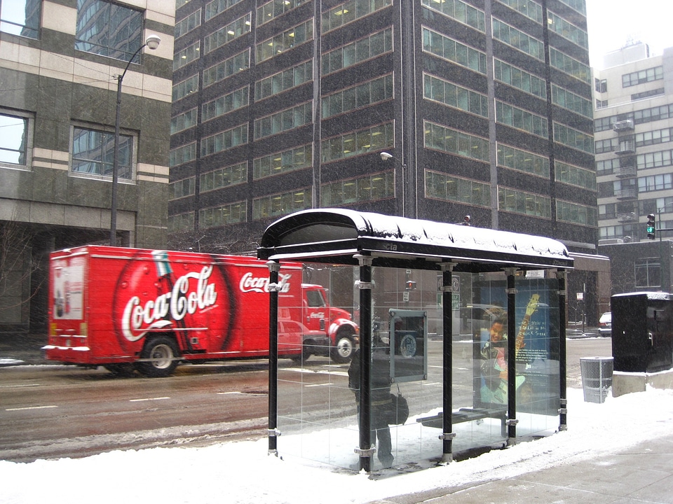 Coca cola roadway winter