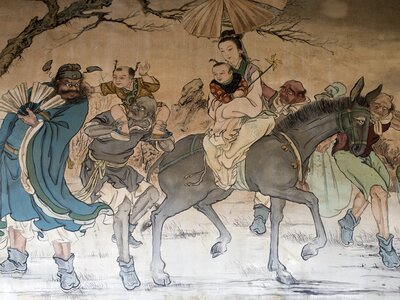 廟-woo tradition mural photo