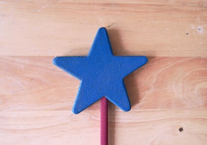 Wood blue background