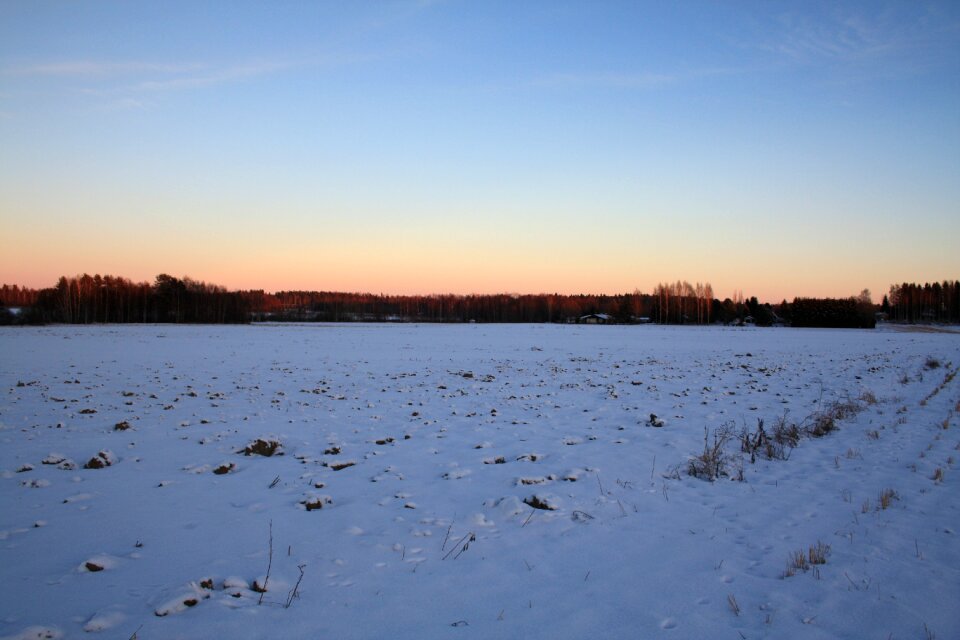 Sky finnish snow