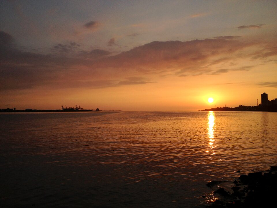 Taiwan freshwater the evening sun