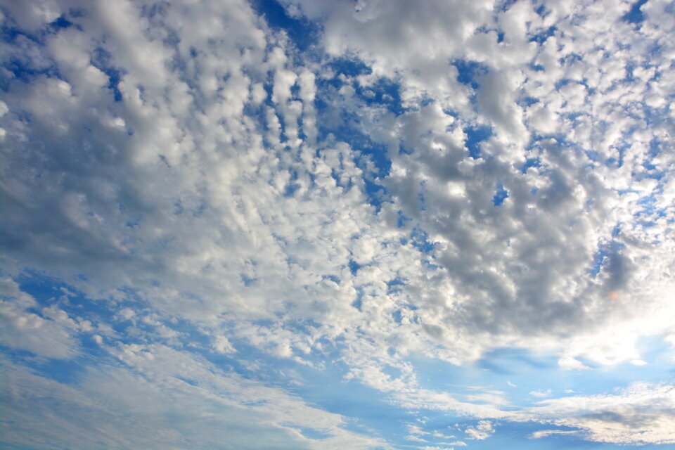 White clouds dark clouds cloudy sky