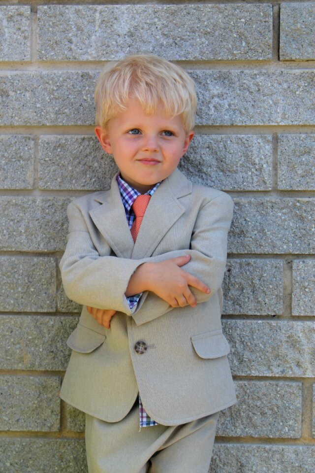Handsome kid young
