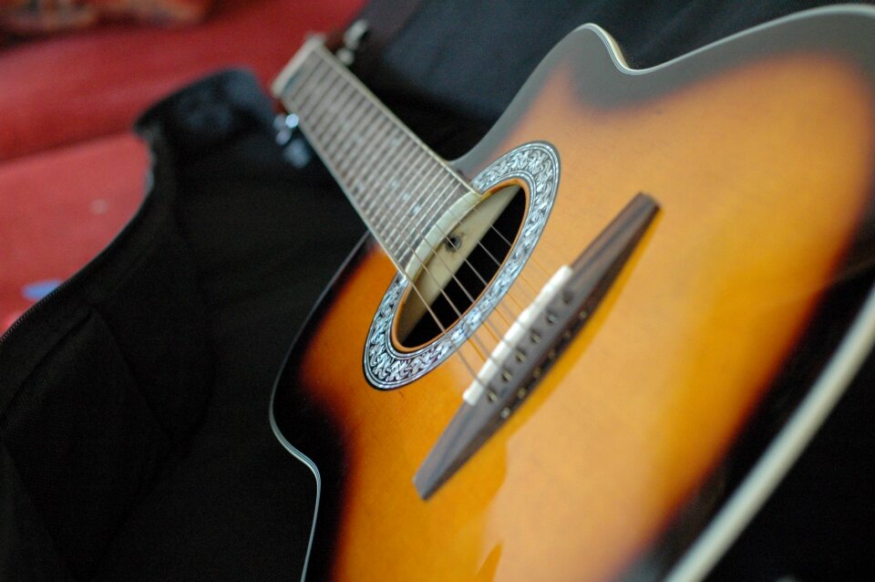 Color concert electric guitar