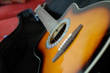 Color concert electric guitar