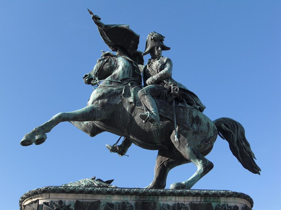 Austria bronze statue