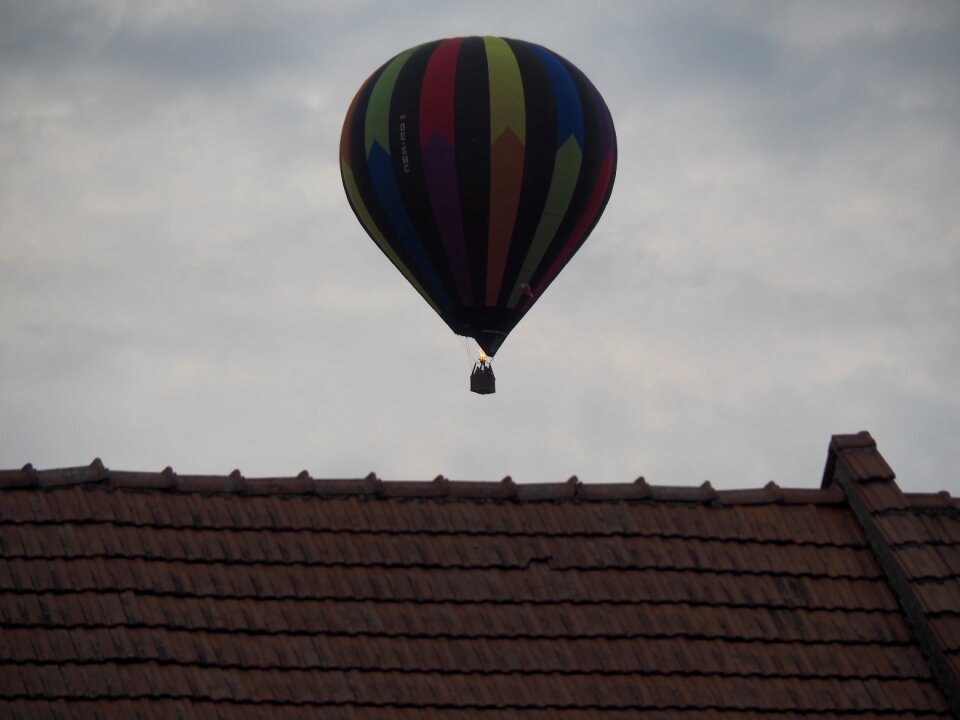 Balloon fire colorful