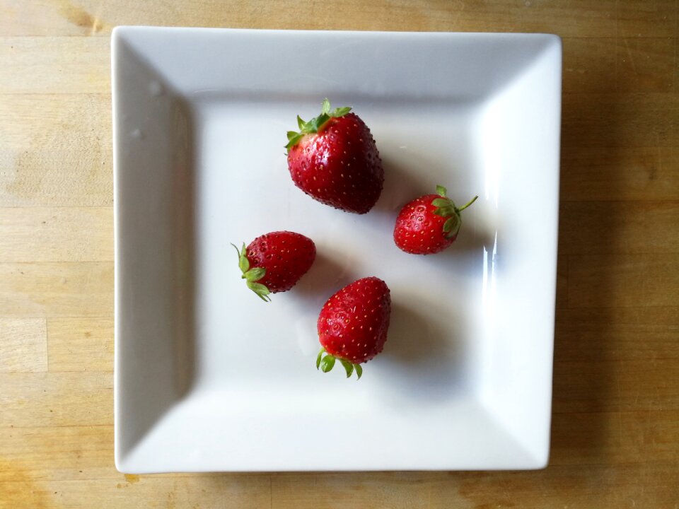White red strawberry