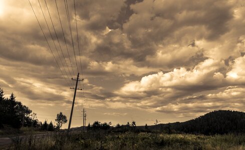 Nature sky clouds light