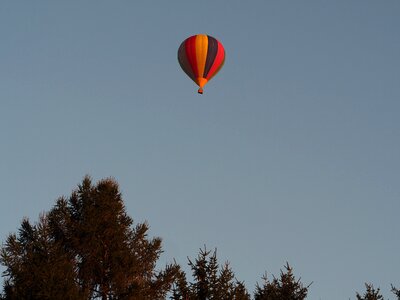 Hot air balloon ride ballooning burner photo