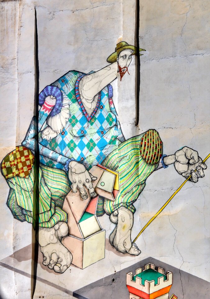 Graffiti cartoon character