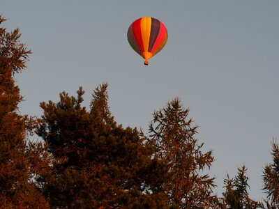 Hot air balloon ride ballooning burner photo