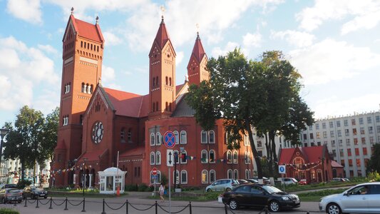Minsk the red church belarus