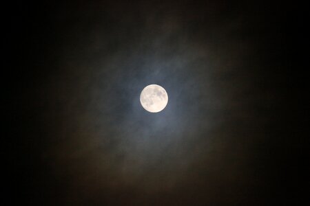 The dark night moon lonely