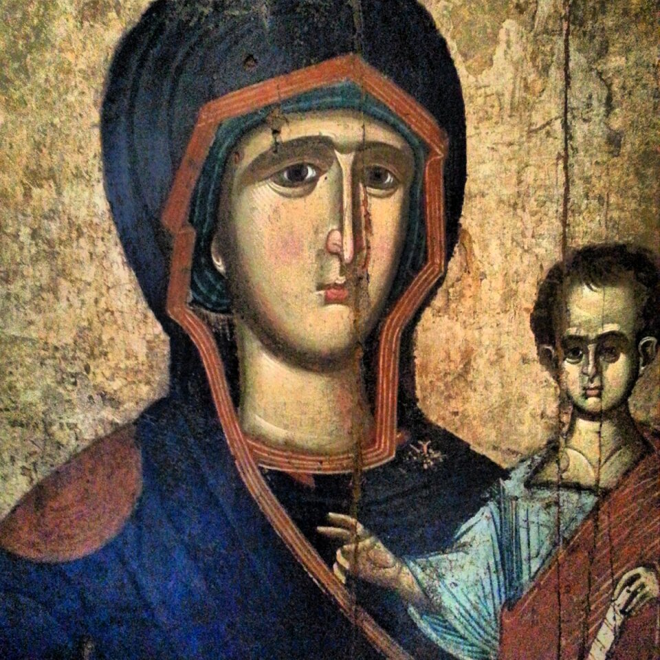 Our lady icon greece