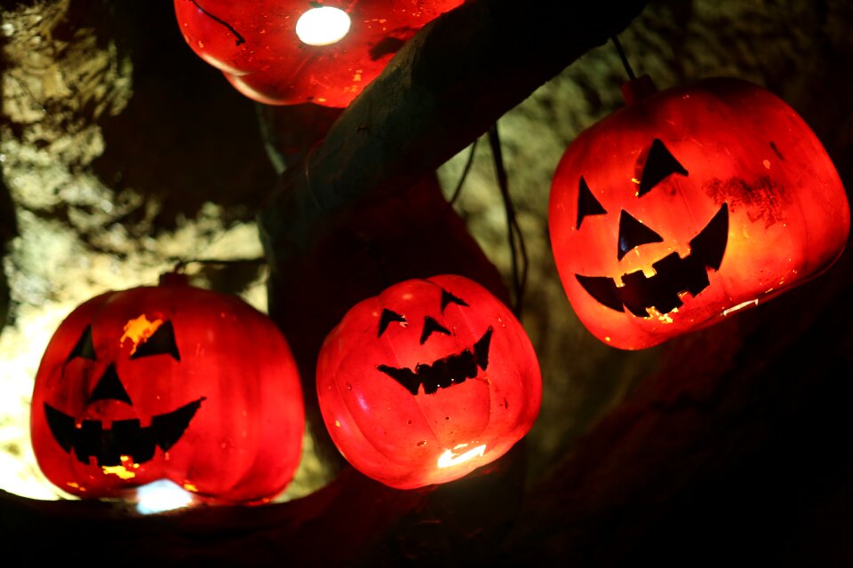 Dark smiley face pumpkin