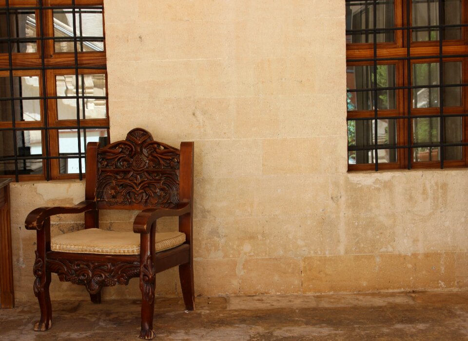 Wood chair decorative
