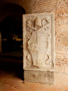 Coat of arms bull castel sant'angelo