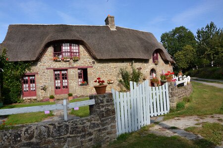 Stone house villa brittany