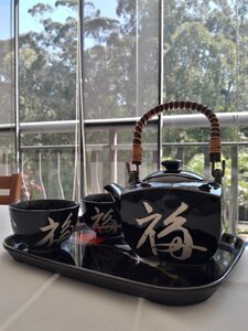 Tea porcelain tea set photo