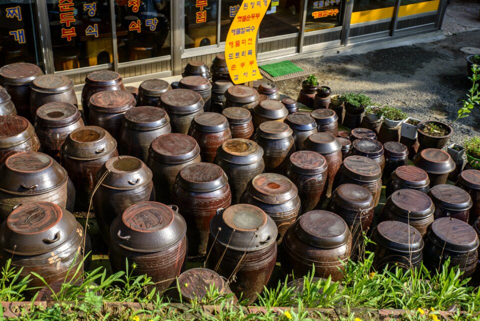 Traditional storage rural landscape