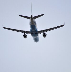 Plane takeoff photo