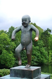 Norwegian landmark baby photo