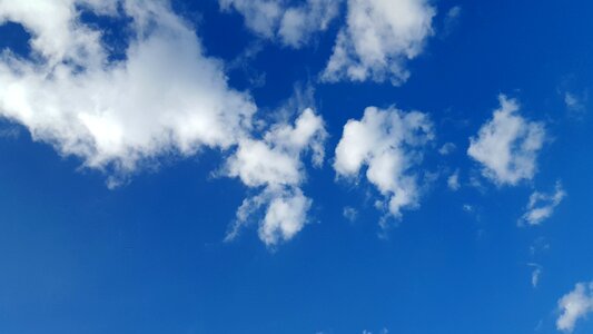 Blue sky clouds white cloud photo