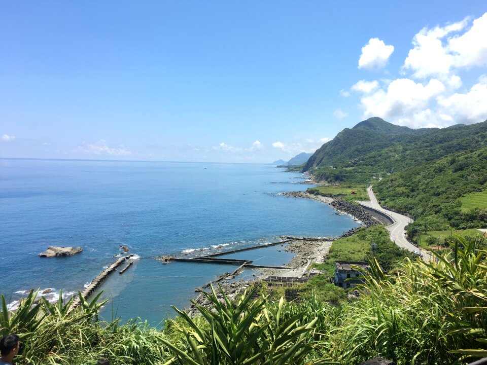 Mountain hualien sea
