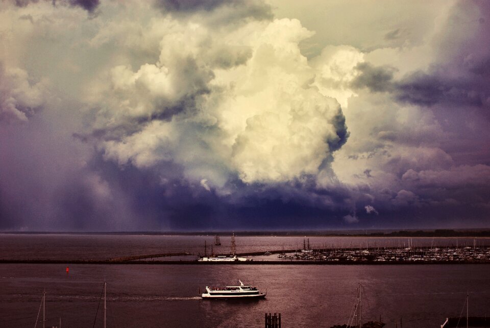 Boats sky mood