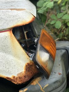 Mitsubishi pajero junkyard rust photo
