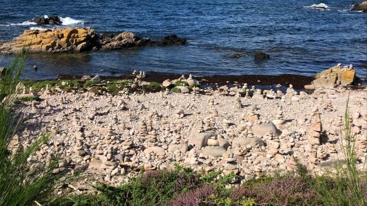 Beach stones stone