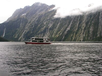 Milford sound fjord nature photo