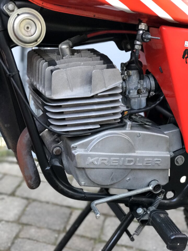 Mustang 80 two wheeled vehicle historic motorcycle