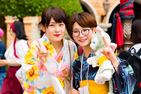 Kimono portrait photo