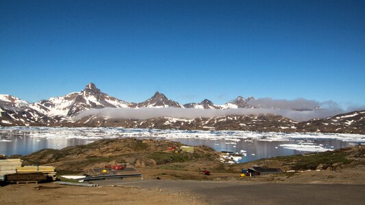 Mountain snow ice photo